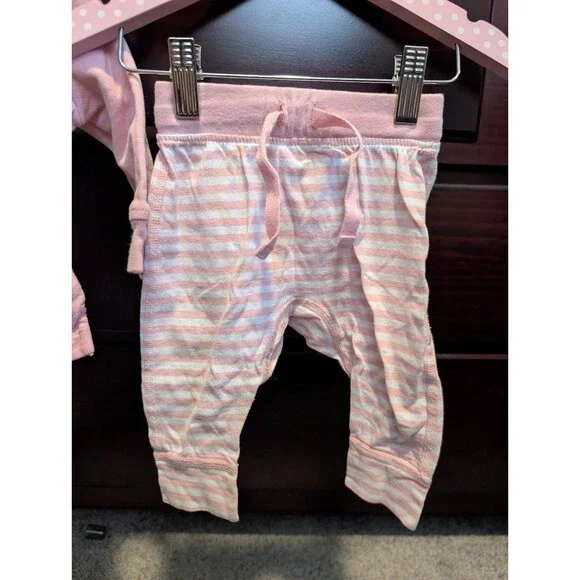 Hanna Andersson Fox Sweatshirt and Striped Pants outfit 6-12 months - Picture 4 of 6